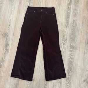Wine Colored Corduroy Pants